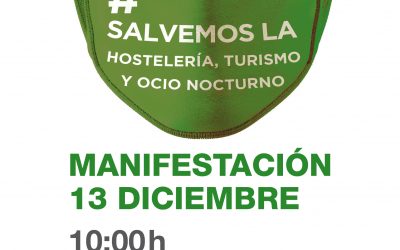Manifestación de la hostelería el domingo, 13 en Zaragoza