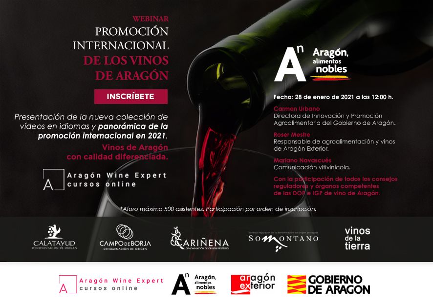 Presentación webinar promoción internacional vino