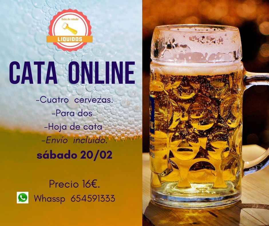 Cata de cerveza online