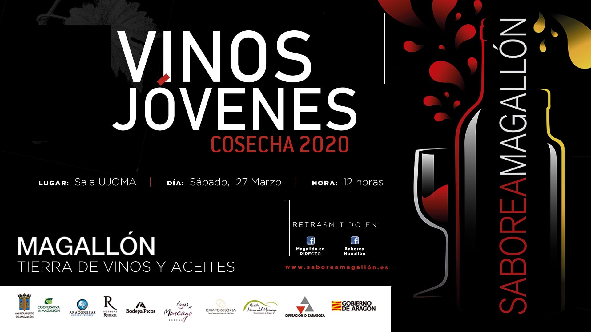 Saborea Magallón - Cata de vinos jóvenes 2020