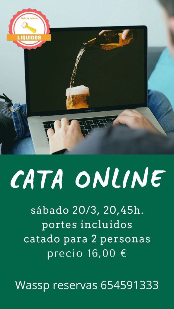 Cata cerveza online - Sábados