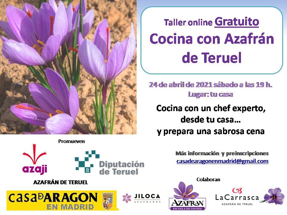 Curso de cocina con azafrán de Teruel