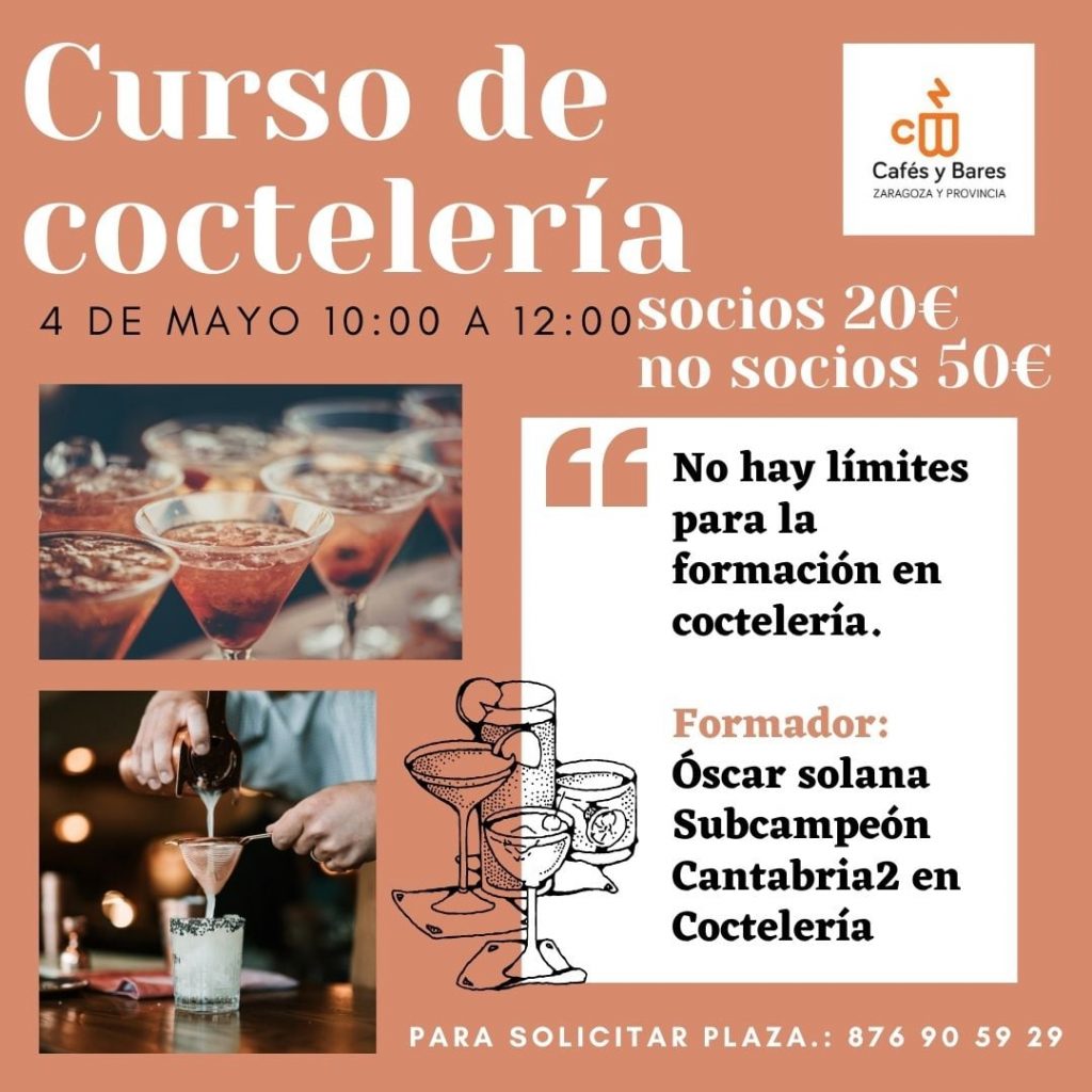 Curso de coctelería - Asociación de cafés y bares