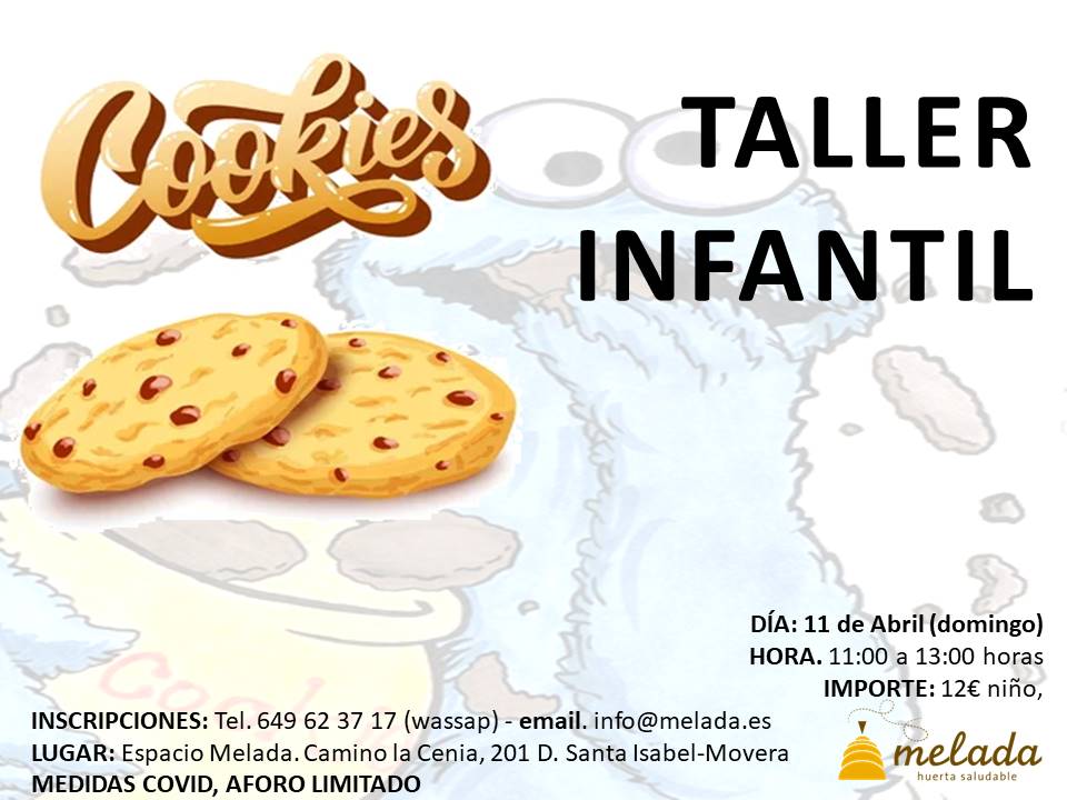 Taller infantil de galletas - Huerta Melada