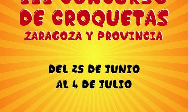 Elegidos los finalistas del III Concurso de Croquetas de Zaragoza