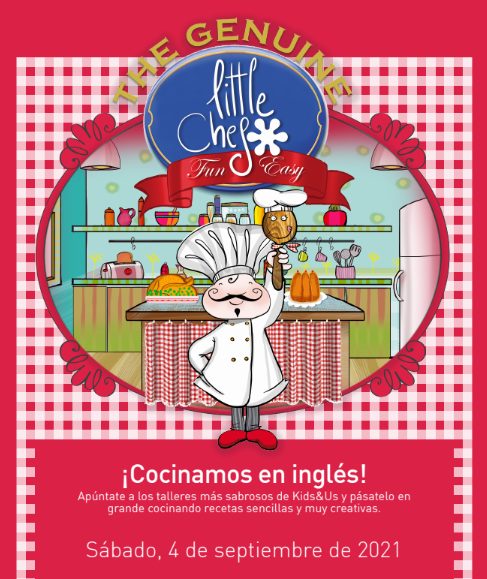 Taller de cocina para niños en inglés