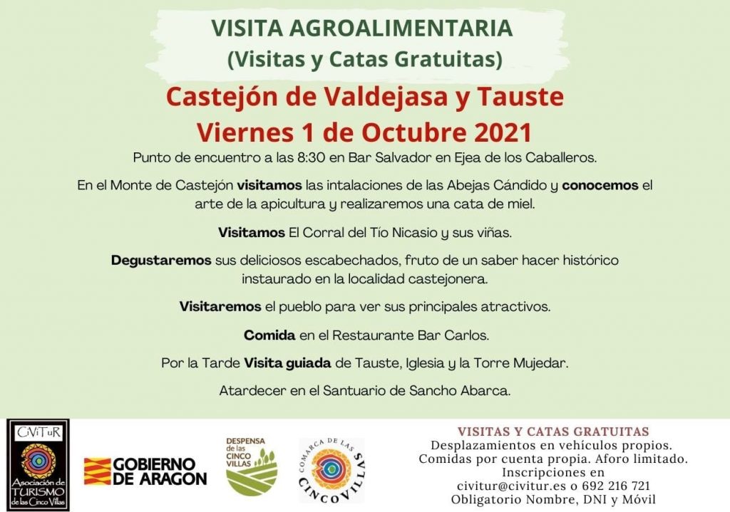 1 octubre - Castejón de Valdejasa y Tauste