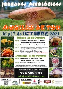 Programa Jornadas Micológicas 2021 - Morillo de Tou