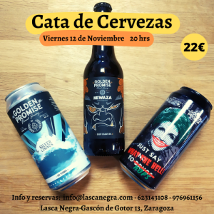 Cata de Cervezas Golden Promise 12 Noviembre