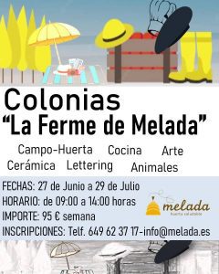 Colonias de verano - Melada Huerta Saludable