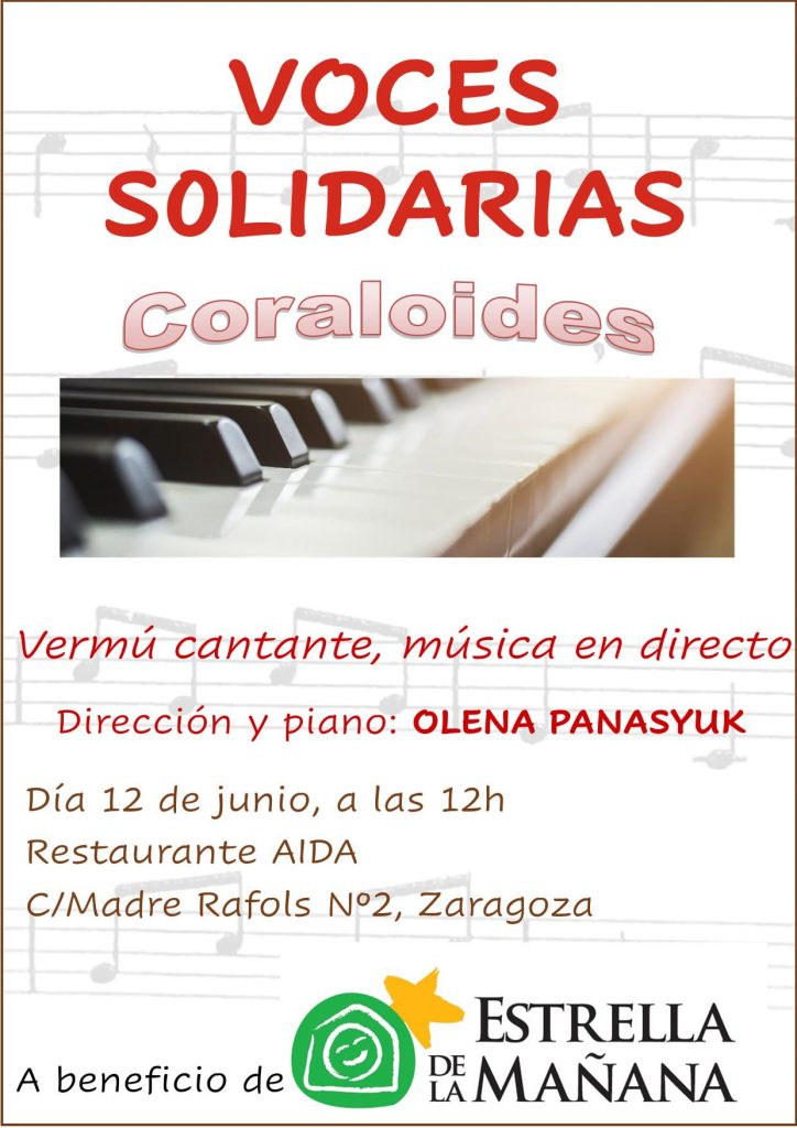 vermu cantante Solidario Estrella de la Mañana