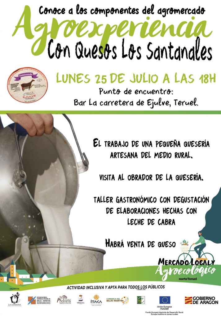 Cartel agroexperiencia Los Santanales