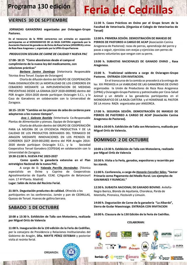 feria cedrillas