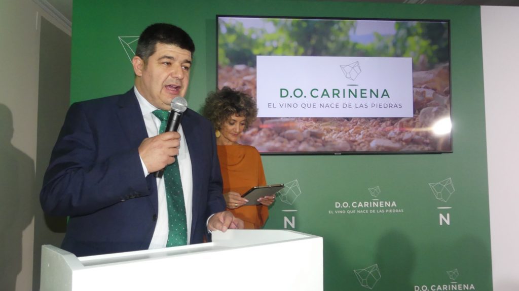 Celebración del 90º aniversario de la DO Cariñena en Madrid. Antonio Ubide, presidente de la DO