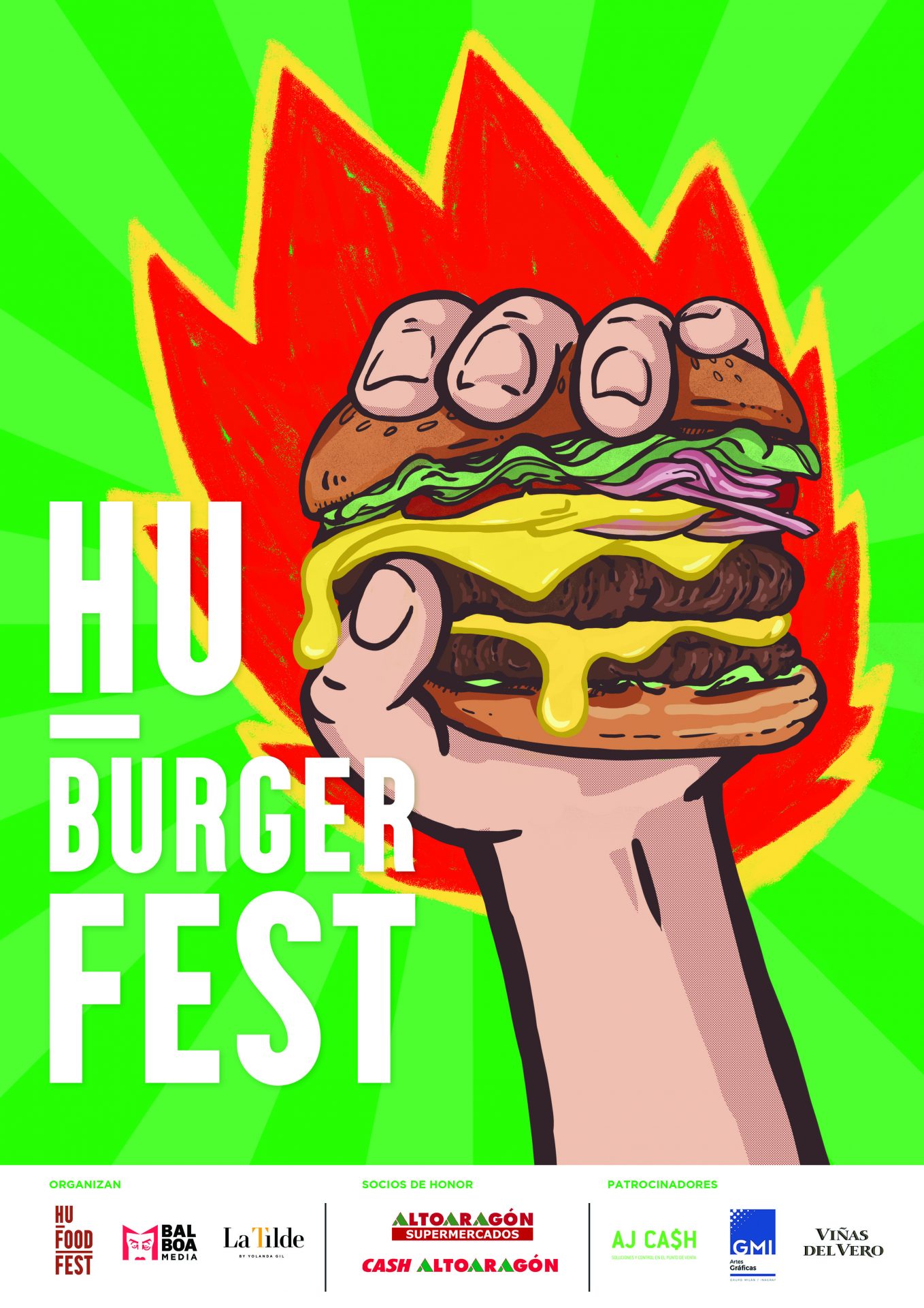 cartel Hueca Burger fest