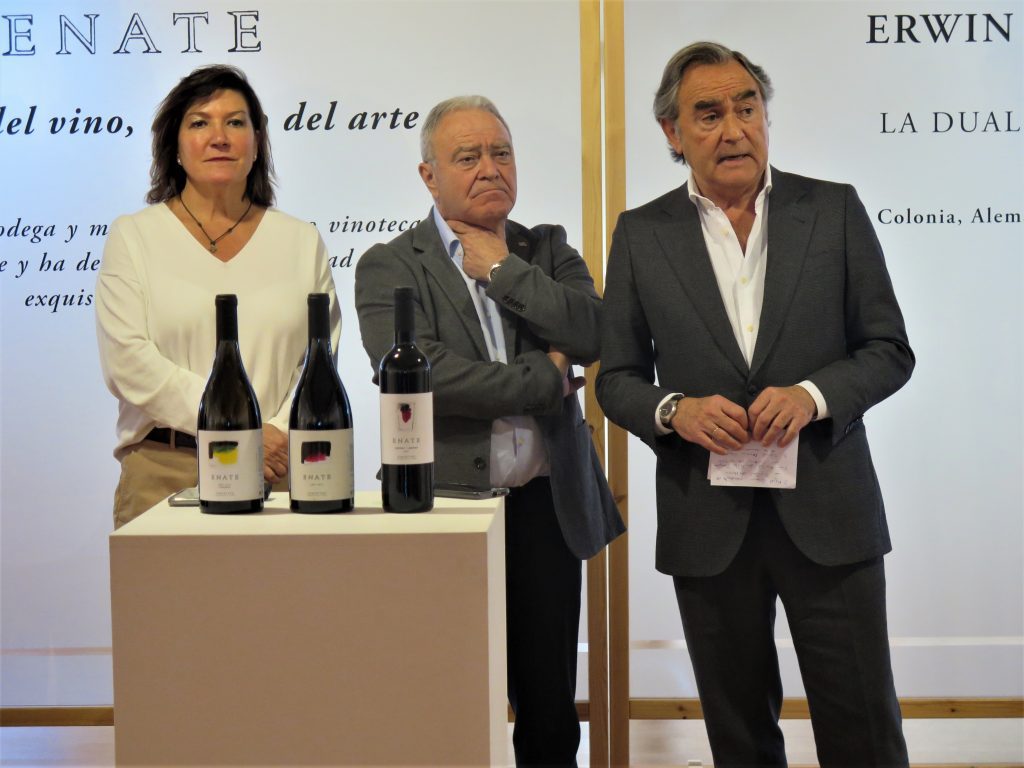 Lola Durán, comisaria, Miguel Gracia, presidente DPH y Luis Nozaleda, dire... ENATE