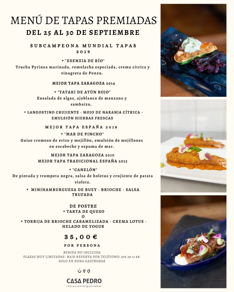 sept-25 tapas Casa Pedro