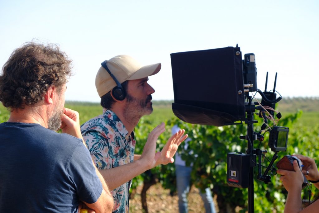 El cineasta aragonés Nacho Rubio dirigiendo el spot (1)