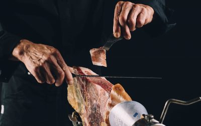 Jamón de Teruel, marcado a frío