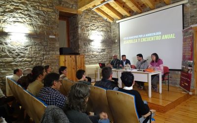 Aínsa congrega a un centenar de representantes políticos y sociales en el inicio del encuentro anual de la Red de Municipios por la Agroecología