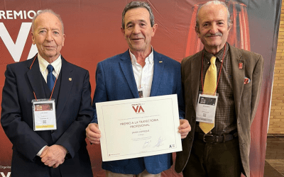 Reconocimiento especial a la trayectoria de Javier Domeque, histórico enólogo de Bodegas San Valero
