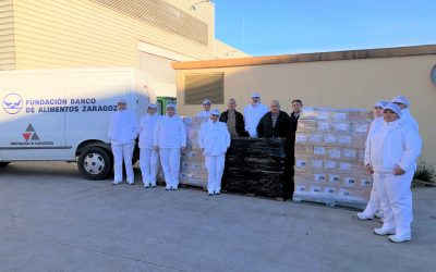 ATADES entrega más de 2.500 conservas ecológicas a la Fundación Banco de Alimentos de Zaragoza