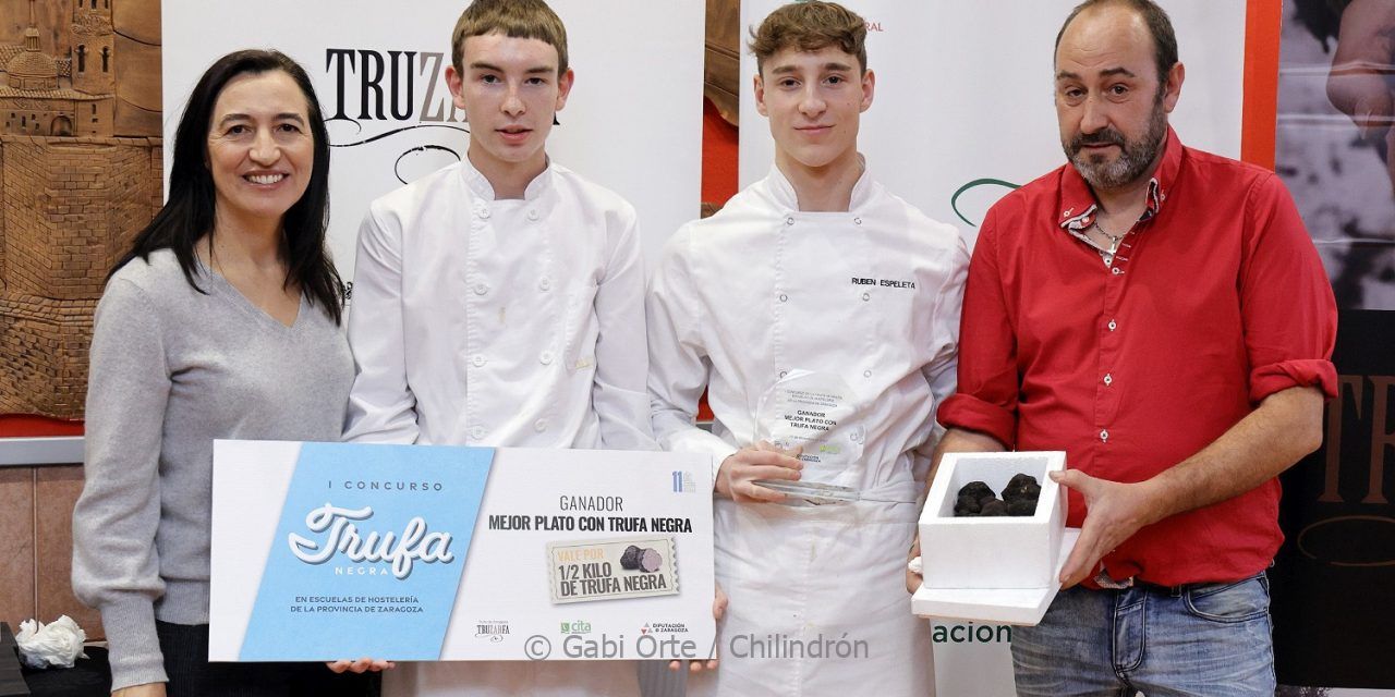 El IES Juan de Lanuza de Borja gana el primer concurso de cocina con trufa negra de las escuelas de hostelería