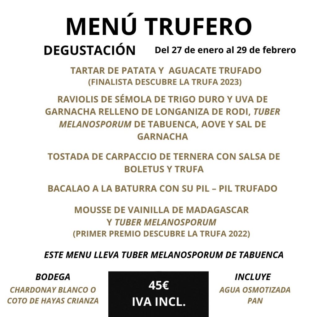 RODI Menú trufa