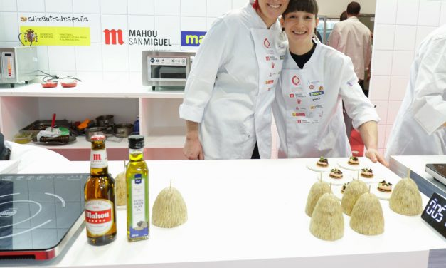 Iris Jordán y David Fernández Piracés, en la gran final del II Campeonato Oficial Hostelería de España – Tapas y Pinchos