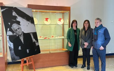 El Taller Escuela Cerámica de Muel de la DPZ expone la última colección de vajilla de cerámica diseñada por Luis Feito