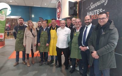 Barbastro y el Somontano promocionan en Tarbes sus ‘delicatessen’
