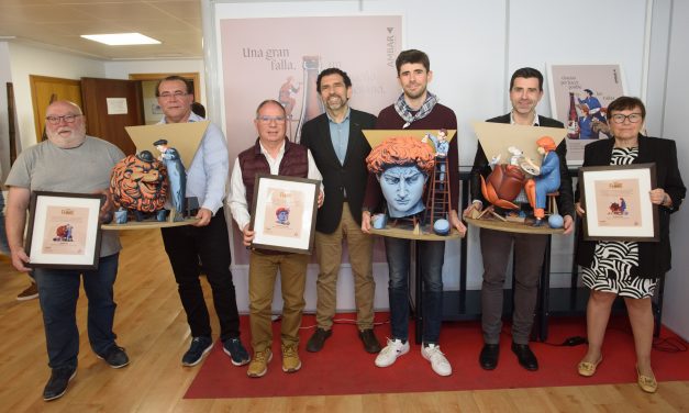 El Gremio de Artistas Falleros y Ambar impulsan la visibilidad a los artistas falleros y reconocen el legado de tres grandes maestros