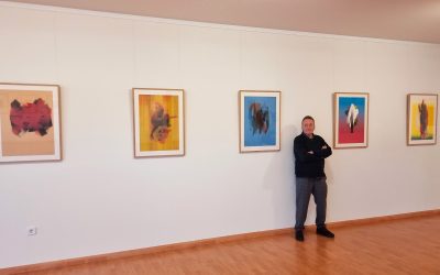ENATE inaugura la exposición ‘Vino, cálido color’ del artista aragonés José Manuel Broto