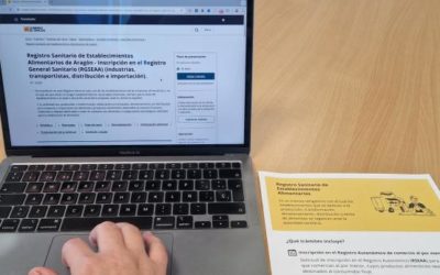 El Gobierno de Aragón pone marcha un nuevo servicio digital para la inscripción de establecimientos alimentarios en el Registro Sanitario