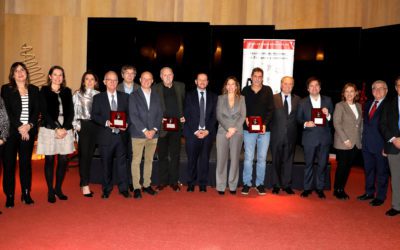 Horeca Hoteles Zaragoza y Provincia reconoce la dedicación a la asociación y la trayectoria empresarial de Mariano Bergua, en sus tradicionales galardones de Navidad