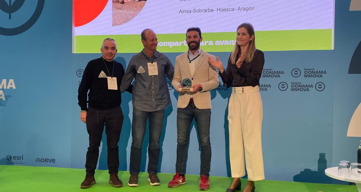 Aínsa, premiada en el Congreso Nacional de Medio Ambiente por su proyecto de economía circular sostenible