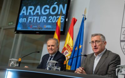 Aragón presume en FITUR de su legado mirando hacia el futuro con un stand que apuesta por la tecnología