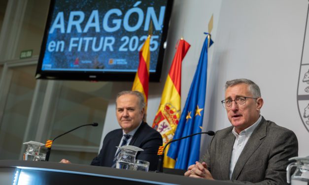 Aragón presume en FITUR de su legado mirando hacia el futuro con un stand que apuesta por la tecnología