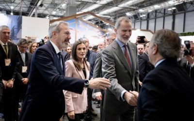 El presidente Azcón adelanta en Fitur la apuesta por los visitantes europeos