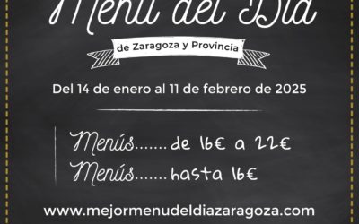 Horeca Restaurantes Zaragoza arranca el año buscando el mejor menú del día de 2025