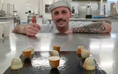 Manuel Aldao, de Pastelería Tolosana, segundo en el concurso de Mejor Bombón Artesano de España