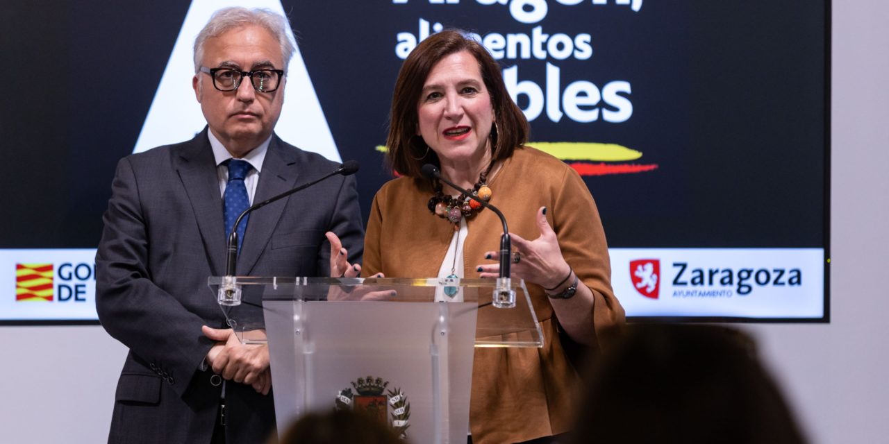 El Gobierno de Aragón y el Ayuntamiento de Zaragoza firman un acuerdo para promover Aragón Alimentos en los eventos culturales de la ciudad
