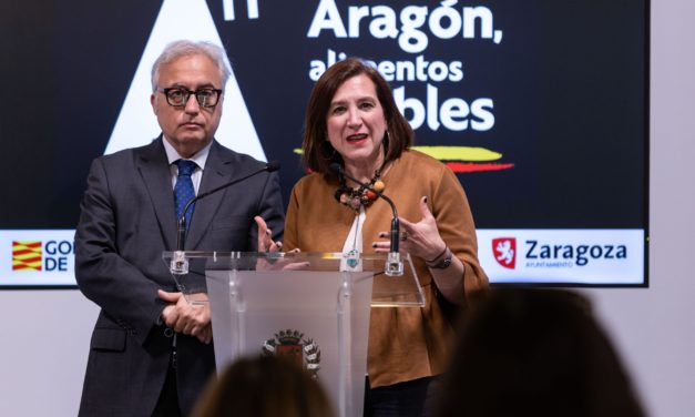 El Gobierno de Aragón y el Ayuntamiento de Zaragoza firman un acuerdo para promover Aragón Alimentos en los eventos culturales de la ciudad