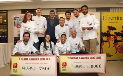 Reynol Osorio y Mónica Alejandra Benítez ganan el XXII Certamen de Aragón de Cocina Lorenzo Acín