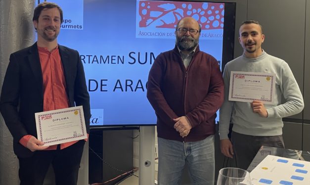 Félix Artigas y Alberto Anadón representarán a Aragón en el Concurso nacional de sumilleres que se celebra en el salón gourmets