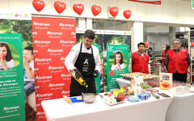 Comienza la campaña ‘Desayunos y meriendas con corazón’ de Alcampo y Cruz Roja, con el apoyo de Cocineros de Aragón