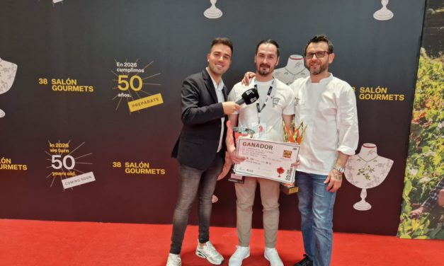 Bogdan Birziche, de 22.2 Gradi, galardonado con el premio a la mejor pizza al taglio