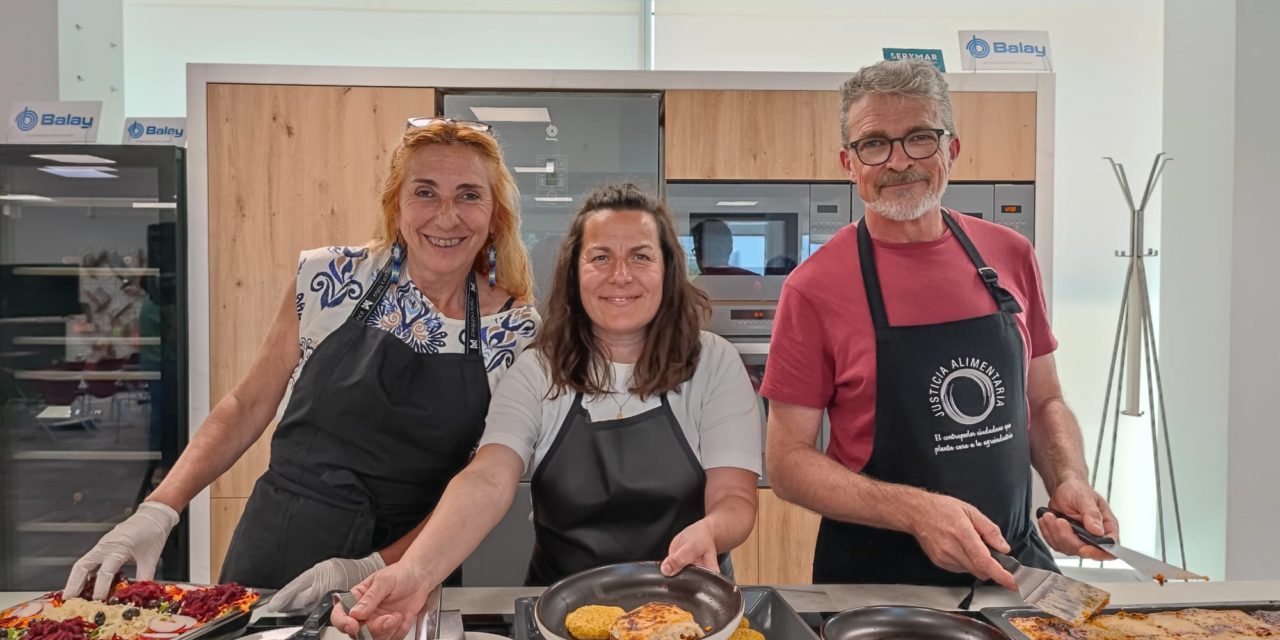 Cocineros y cocineras de todo Aragón se reúnen en el CIGA para promover un comedor escolar más sostenible