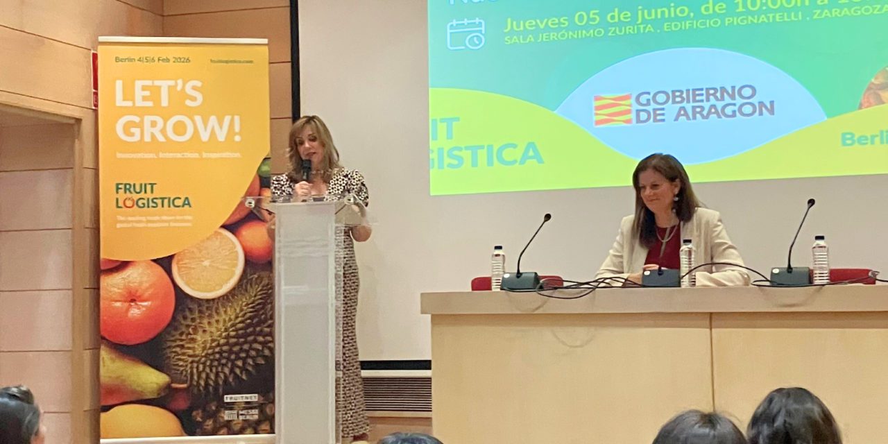 El Gobierno de Aragón y Fruit Logística, juntos para impulsar la agroexportación