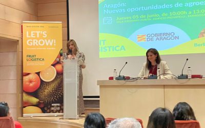 El Gobierno de Aragón y Fruit Logística, juntos para impulsar la agroexportación